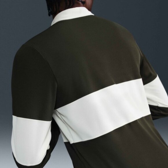 Nike Carlos Alcaraz Rugby Tennis Shirt French Open Size Large IB8141-355 - Picture 2 of 9